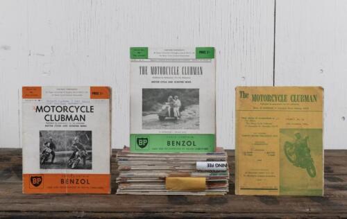 MOTORCYCLE CLUBMAN: A quantity of 'THE MOTORCYCLE CLUBMAN' magazines, year range of 1961 to 1966; some duplicate copies.
