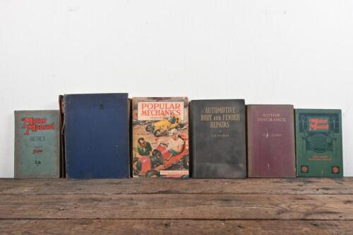 MOTORING: A collection of motoring books relating to general knowledge and repair, ninth and thirtieth editions of 'The Motor Manual'.