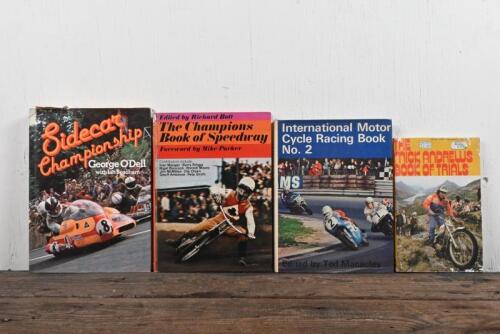 MOTOR CYCLES: A group of four hardcover books detailing motor cycles