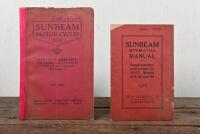 SUNBEAM: Two early Sunbeam Manuals including a 1928 'SUNBEAM MOTOR-CYCLE MANUAL with Supplementary Instructions for O.H.V. Models 8,9,80 and 90', 20 pages and a 1929 'PRICE LIST OF SPARE PARTS FOR MODELS 1,2,5,6,8,9,80,90, 8 Two-port and 9 Two-port. (Not 