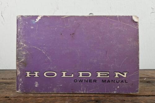 HOLDEN: A July 1970 HOLDEN OWNER MANUAL for BELMONT, KINGSWOOD, PREMIER, BROUGHAM, MONARO (HG Series), as issued by Service Division GENERAL MOTORS-HOLDEN'S SALES PTY.LTD (Part No. 2815214).