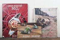 M.G: A group of publications including two M.G related hardcover books and a 1948 'RECORD 'BRAKING' FERODO Brake Lining achievements booklet.