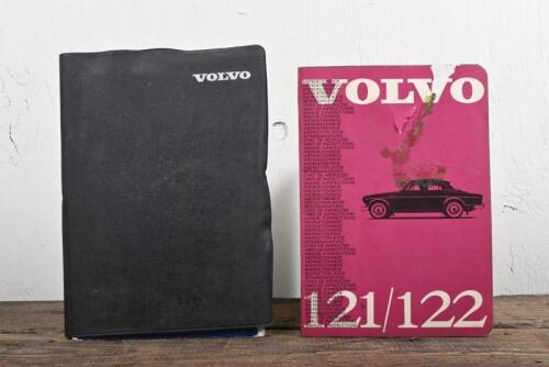 VOLVO: Two Volvo Instruction Manuals including a 1982 VOLVO 240 series Owner's Manual with Service Booklet, housed in original VOLVO pouch, together with a 1963 VOLVO 121/122 INSTRUCTION BOOK, 62 pages.