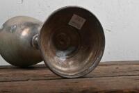 TROPHIES: Two trophies, "The Wakefield Castrol Cup" and the "Inter-Club Challenge TT Trophy", tallest 38cm high, the Wakefield castrol cup lacking an arm and both with slant - 5
