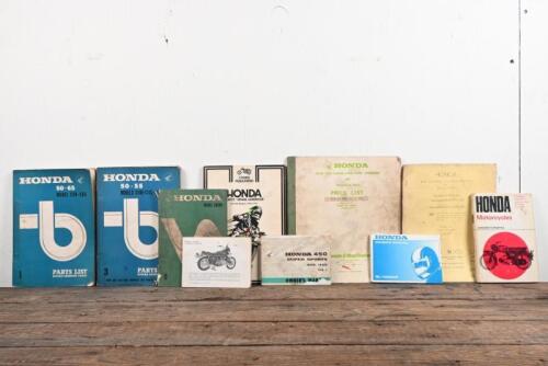 HONDA: A collection of Honda Owner's Manual's and Parts List, Parts List for CB500, 50/65 and 50/55 models.