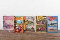 MOTOR MANUAL'S: A small collection of 'MOTOR MANUAL Australian MOTOR RACING YEAR BOOK', numbers 1 - 5, years 1950-51 to 1955.