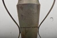 D BAIN: Two silverplate trophies won by D Bain, the "Inter Club Trail 1929" and the "R & R Cup trials 1930", tallest 30cm high, would benefit from a clean - 2