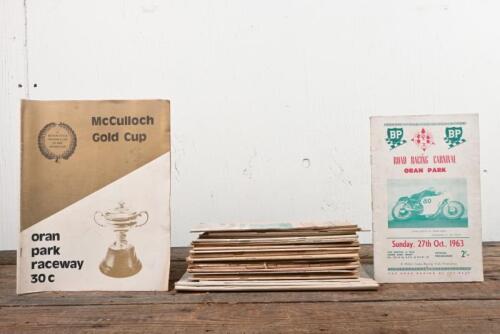 ORAN PARK: A collection of 1960s programmes from the Oran Park Raceway