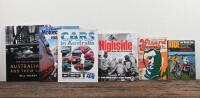 AUSTRALIAN MOTORING/MOTOR CYCLING: A group of books detailing Australian motoring and motor cycling including 'AUSTRALIANS AND THEIR CARS' hardcover book by Bill Tuckey.