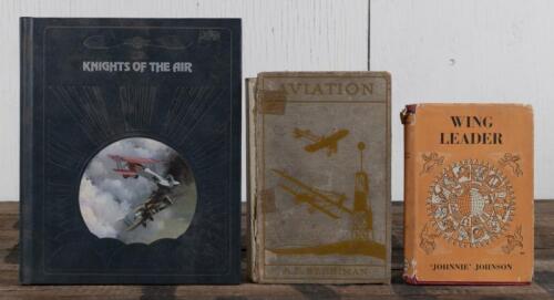 AVIATION: Three books regarding aviation including 'AVIATION' by A.E.BERRIMAN, second edition published 1913.
