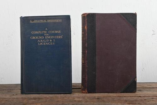 AERONAUTICAL/DRAWING: Two vintage books detailing AERONAUTICAL ENGINEERING and Geometrical/Mechanical Drawing.
