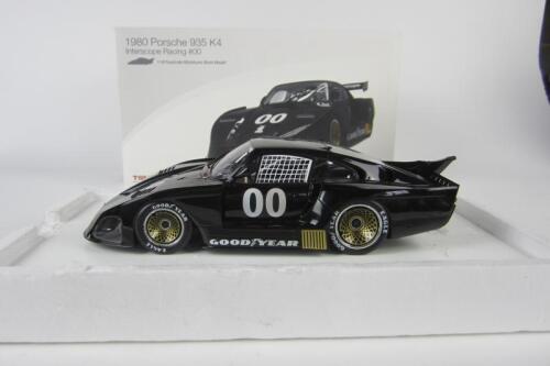 TSM: A TSM 1:18 scale Porsche K4, as raced by Interscope Racing.