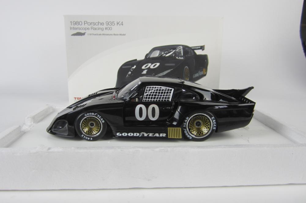 TSM: A TSM 1:18 scale Porsche K4, as raced by Interscope Racing.
