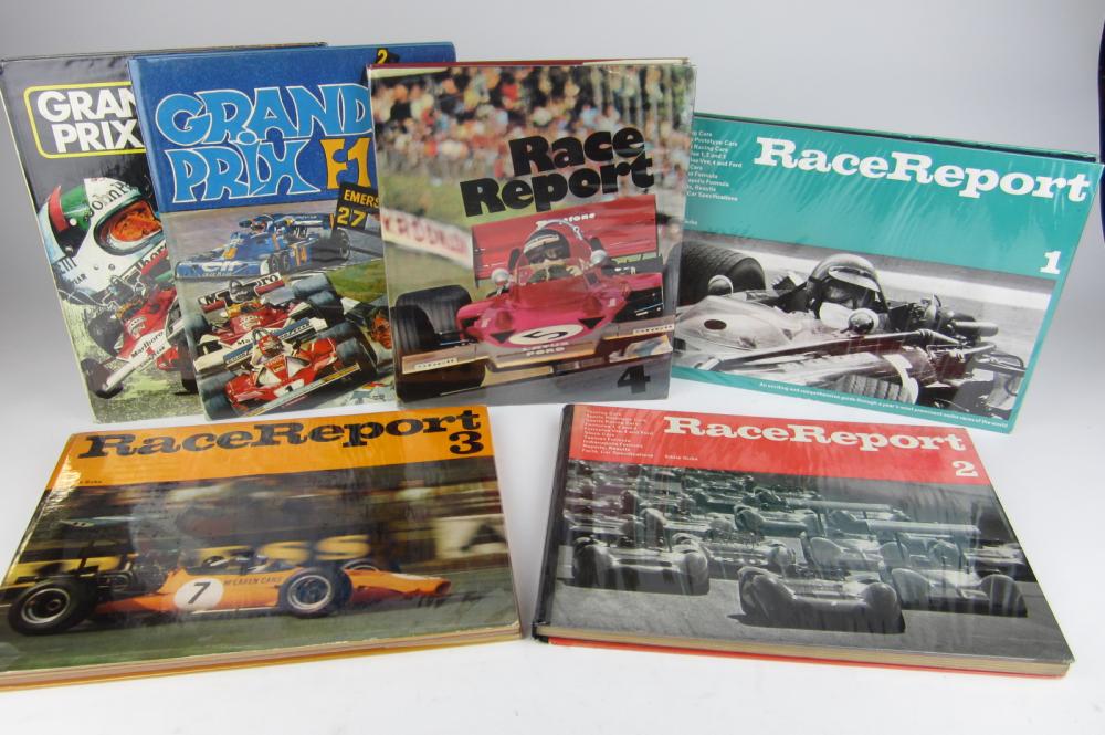 F1: A selection of six hardcover books - Price Estimate: $100 - $200