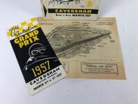AUSTRALIAN GRAND PRIX: Three items from the 1957 Australian Grand Prix, Caversham, Western Australia. - 4