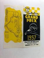AUSTRALIAN GRAND PRIX: Three items from the 1957 Australian Grand Prix, Caversham, Western Australia. - 5