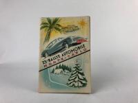 MONTE CARLO HOLDEN: An official programme from the 23rd Rallye Automobile, Monte Carlo attended by Lex Davison, Stan Jones and Tony Gaze.