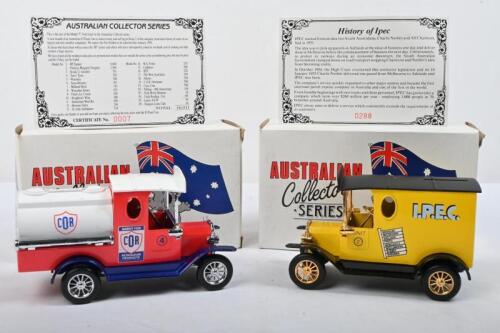 COR/IPEC: Two AUSTRALIAN COLLECTOR SERIES money boxes. I.P.E.C & C.O.R