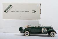 CADILLAC: A Franklin Mint 1:24 scale 1932 Cadillac V-16 Sport Phaeton