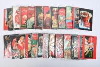 COCA-COLA: A quantity of block mounted re-printed Coca-Cola advertisements