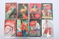 COCA-COLA: A quantity of block mounted re-printed Coca-Cola advertisements - 2