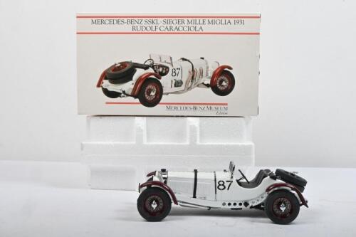 MERCEDES-BENZ: A Limited Edition Paul's Model Art - FIRST CLASS COLLECTION&nbsp;- 1:24 scale Mercedes-Benz SSKL, SIEGER MILLE MIGLIA 1931, RUDOLF CARACCIOLA