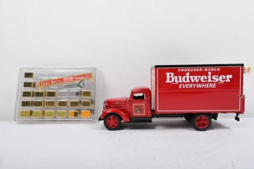 CHEVROLET: A The Danbury Mint 1938 Chevrolet Budweiser Delivery Truck in 'ANHEUSER-BUSCH Budweiser EVERYWHERE' livery