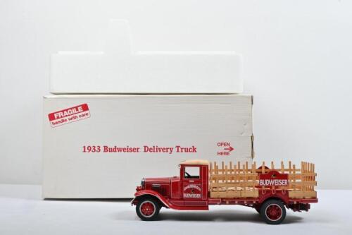 INTERNATIONAL: A The Danbury Mint 1:24 scale 1933&nbsp;International&nbsp;Budweiser Delivery Truck in 'ANHEUSER-BUSCH BUDWEISER' livery