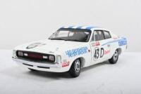 VALIANT: A Trax 1:24 scale Chrysler Valiant Charger (TRL5C) as raced by Leo Geoghegan and Peter Brown at Bathurst 1971. Numbered '0093'. CoA signed by Leo Geoghegan - 5