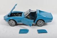CORVETTE: A Franklin Mint 1:24 scale 1968 Chevrolet Corvette (B11RH87) - 2