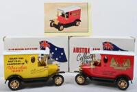HOUGHTON/WESCOBEE: Two AUSTRALIAN COLLECTOR SERIES money boxes. As manufactured by MINT & BOXED. WESCOBEE HONEY & HOUGHTON WINES money boxes
