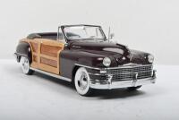 CHRYSLER: A The Danbury Mint 1:24 scale 1948 Chrysler Town & Country - 3