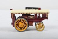 MODELS OF YESTERYEAR: A LESNEY MODELS OF YESTERYEAR No 9 THE FOWLER BIG LION SHOWMAN&nbsp;ENGINE in dark maroon. Steam powered vehicle pin badges - 2
