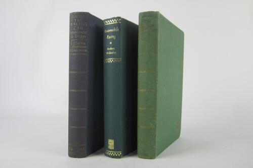 RACING: Three hardcover books covering Motor Sport.