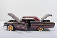 CHEVROLET: A Franklin Mint 1:24 scale 1963&nbsp;Chevrolet Impala SS Custom Lowrider&nbsp;(B11XK58) - 2