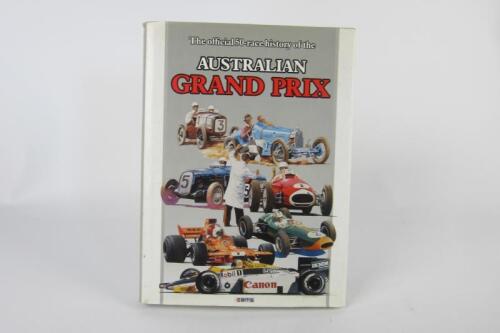 AUSTRALIAN GRAND PRIX: 'Australian Grand Prix - The 50 race history' hardcover book.