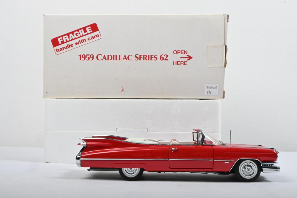在庫超激得ダンバリーミント　1／24　1959　Cadillac Series 62 Convertible Car フランクリン・ミント