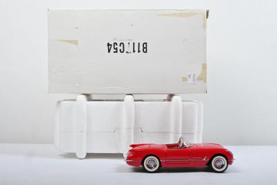 CORVETTE: A Franklin Mint 1:24 scale 1954 Chevrolet Corvette (B11TC54). With Custom Nameplate