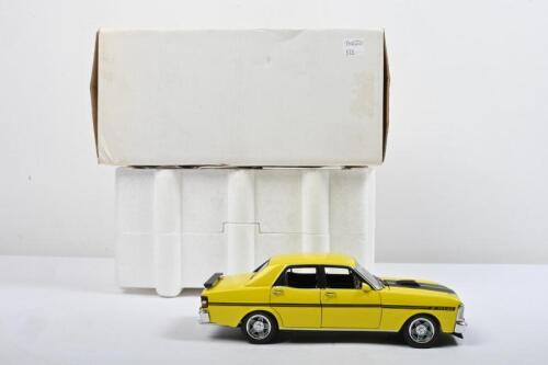 FORD: A Trax 1:24 XY Ford Falcon GTHO III&nbsp;(TX-024) in Yellow Glow. Swing tag numbered '08807'
