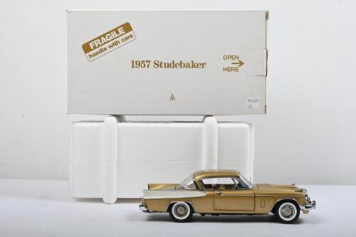 STUDEBAKER: A The Danbury&nbsp;Mint 1:24 scale 1957 STUDEBAKER GOLDEN HAWK