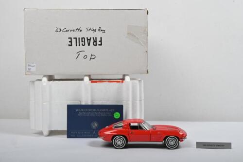 CORVETTE: A Franklin Mint 1:24 scale 1963&nbsp;Chevrolet Corvette Sting Ray&nbsp;(B11PX67)