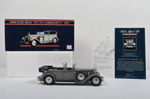MERCEDES-BENZ: A Limited Edition Paul's Model Art - FIRST CLASS COLLECTION&nbsp;- 1:24 scale Mercedes-Benz TYP 770 CABRIOLET F, 1931