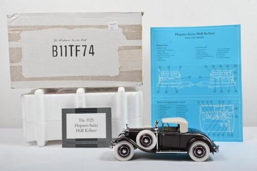HISPANO-SUIZA: A Franklin Mint 1:24 scale Hispano-Suiza H6B Kellner&nbsp;(B11TF74)