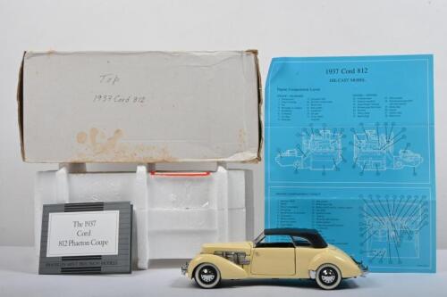 CORD: A Franklin Mint 1:24&nbsp;scale 1937 CORD 812 Phaeton Coupe