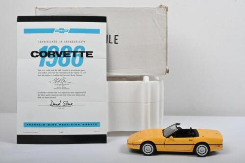 CORVETTE: A Franklin Mint 1:24 scale 1986&nbsp;Chevrolet Corvette (B11RD27)