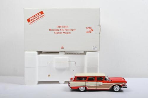 EDSEL: A The Danbury Mint 1:24 scale 1958 Edsel Bermuda Six-Passenger Station Wagon