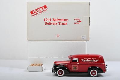 CHEVROLET: A The Danbury Mint 1:24 scale 1941 Chevrolet Budweiser Delivery Truck in 'ANHEUSER-BUSCH BUDWEISER' livery