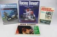 JACKIE STEWART: Four Jackie Stewart related books (two signed Stewart)