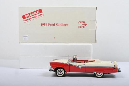 FORD: A The Danbury&nbsp;Mint 1:24 scale 1956&nbsp;Ford Sunliner