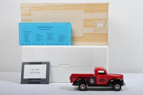 FORD: A Franklin&nbsp;Mint 1:24 scale 1940&nbsp;Ford Pickup&nbsp;(B11WH98)